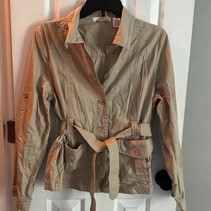 Khaki light weight jacket